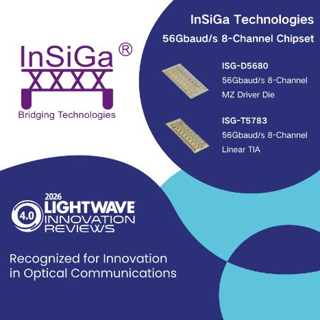 英思嘉半導體攬獲三項2026 Lightwave光通信創新大獎，引領5G通信技術新浪潮